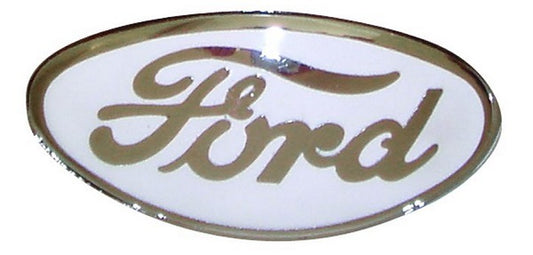 Bob Drake BDB-8212-STR-W White Porcelain Emblem suit 1932 Ford Bullnose