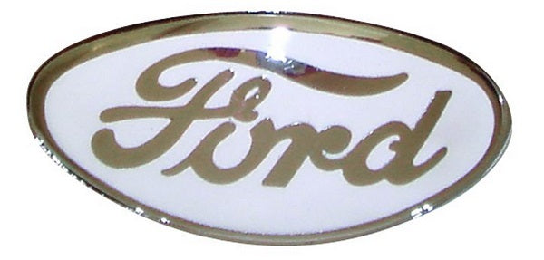 Bob Drake BDB-8212-W White Porcelain Emblem suit 1932 Ford Car & 1932-35 Ford Pickup