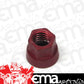 Ben Cook BEN-0041 1/4" Aluminium Jet Nut - Red Each