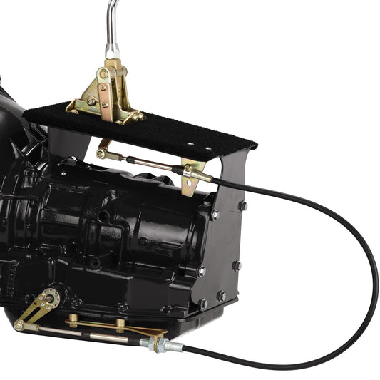 LK-CO4L60EFM - Lokar Automatic Shifter, GM, 4L60E, 6 in. , Straight Chrome Stick, Original Brushed Mushroom Knob