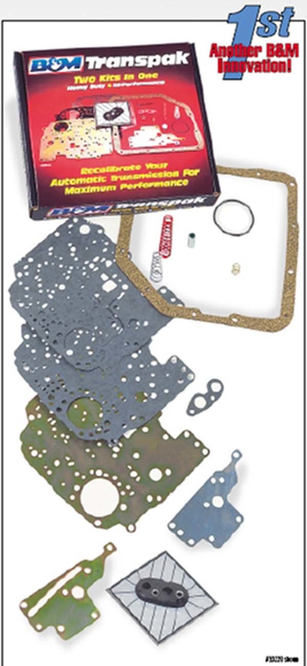 B&M BM10227 Transpak Kit (Torqueflite 1978-96 A-727, A-518, & A-904, A-999, Recalibrate Your Transmission)