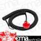 B&M BM46013 Universal Momentary Remote Launch Button Red, 18"- 60" Spiral Cord