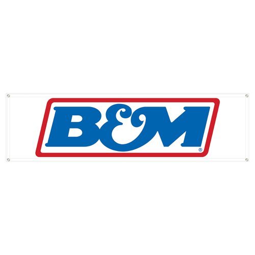 B&M Racing BM651700 Logo Banner 82" X 23"