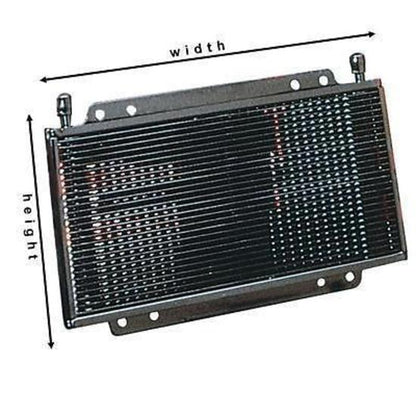 B&M BM70255 Tranmissions Engine/Transmission Cooler 5.750" X 11"