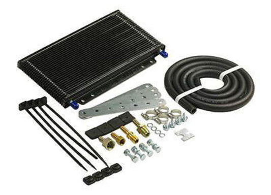 B&M BM70264 Transmission Supercooler Oil Cooler 11" L X 6" W X 1-1/2" Thick
