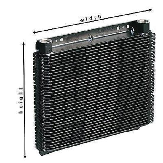 B&M BM70266 Engine / Transmisson Supercooler 8" X 11" X 1-1/2"