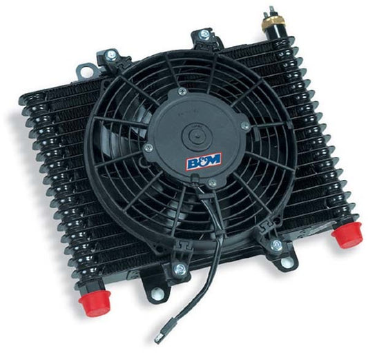 B&M BM70297 Hi-Tek Engine Oil & Trans Cooler 500 Cfm Fan 13-1/2" X 9" X 3-1/2"