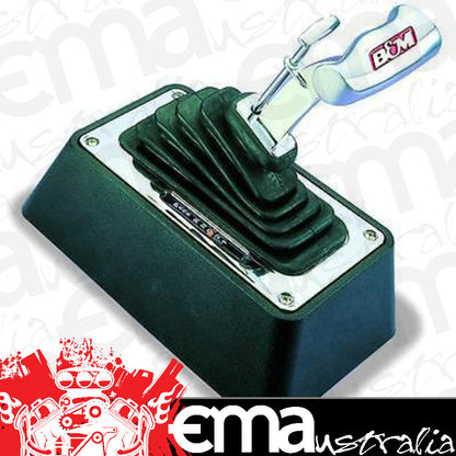 200-4R, 4L60, 4L60E, 700R4, AOD, C-4, C-6, TH200, TH250, TH350, TH400, Torqueflite 727, Torqueflite A-904, AOD Megashifter 3 4 Speed Ratchet Shifter Universal Automatic Trans B&M
