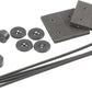 Aeroflow AF59-1116 Mounting Kit 16" Brushless Fan Electric Replacement Straight Feet Ties Aeroflow- AF 59-1116