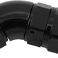 Aeroflow AF572-10-08DBLK Stepped 45 Degree End -10 Hoseto -8AN Expander Hose End Blacteflon AF 572-10-08Dblk