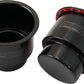 Aeroflow AF72-9088BLK Large Cup Holders Black Pair Shifter Riser Drink Hold