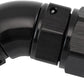Aeroflow AF572-08-06DBLK Stepped 45 Degree End -8 Hose To -6AN Expander Hose End Blacteflon AF 572-08-06Dblk