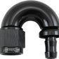 Aeroflow AF516-06-05BLK -6AN To 5/16" Barb 180 Degree Full Flow Push Lock Black