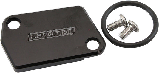 Aeroflow AF64-2176BLK Gm Ls MAF Sensor Block Off Plate Delete Cover Mass Air Flow Aeroflow - AF 64-2176Blk
