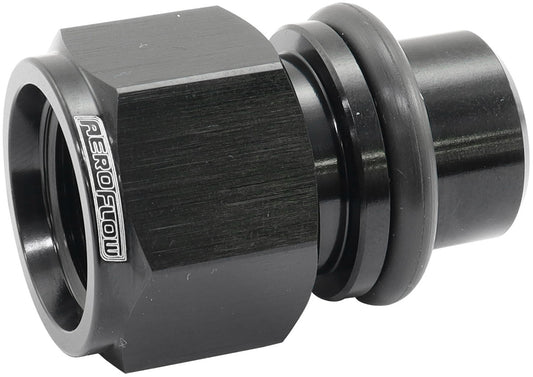 Aeroflow AF64-4043BLK Ford Barra Thermostat -8Orb Press In Adapter Fitting Heateturbo Aeroflow - Af 64-4042Blk
