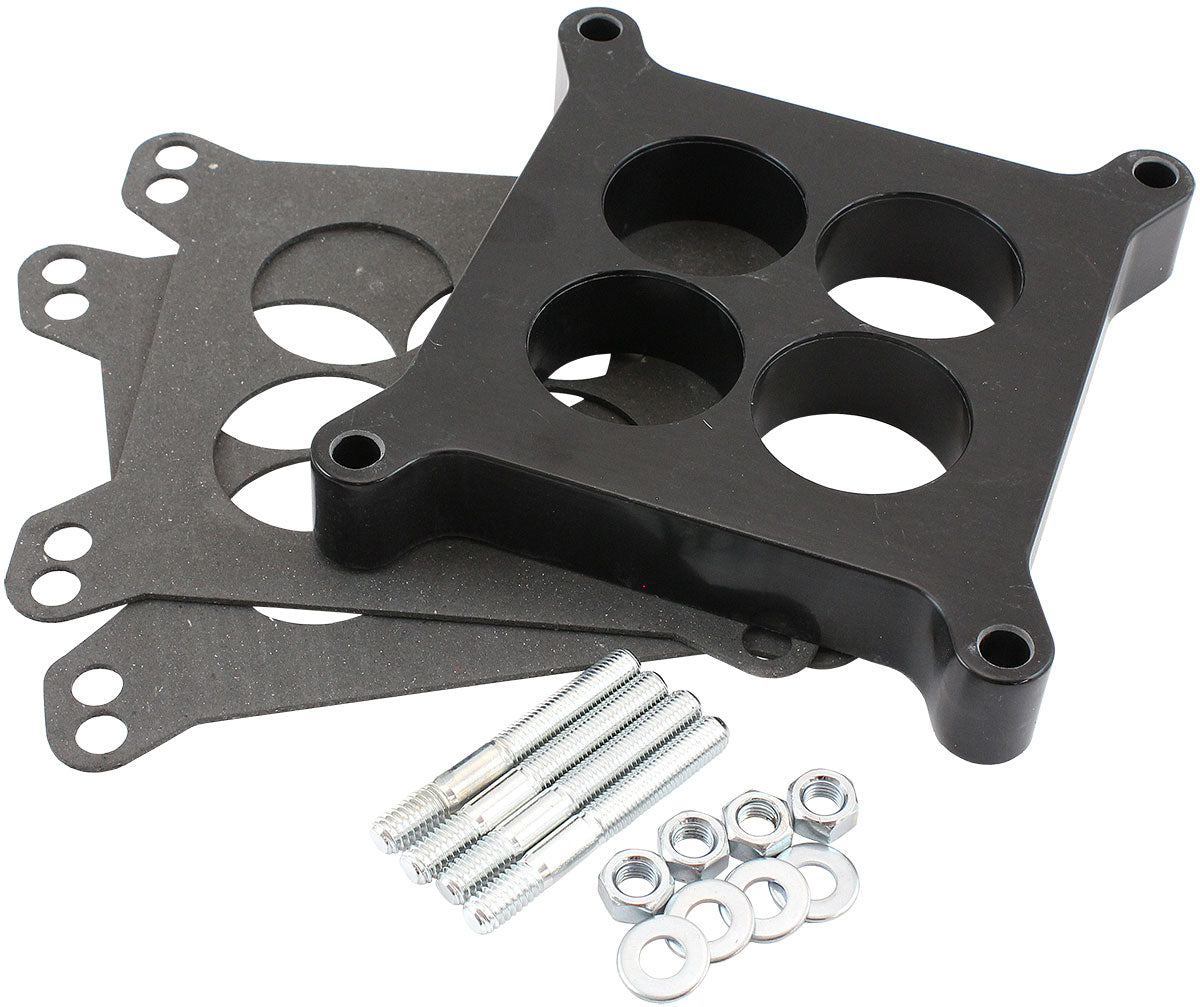 Aeroflow AF42-9134 Carburettor Phenolic 1" 4 Holespacer Black 4150 Carby
