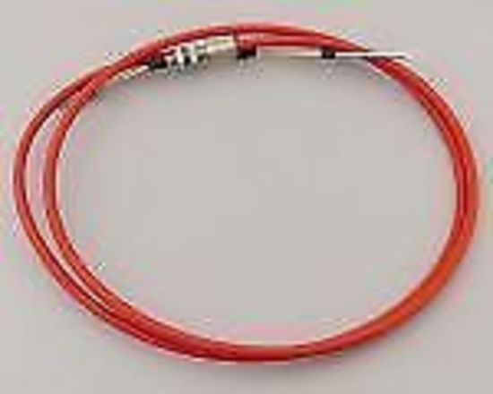 B&M BM80834-3 8Ft Performance Shifter Cable Thread & Eyelet Ends Red BM 80834