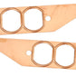 Aeroflow AF1854-1214 SBC Oval Exhaust Gaskets Copper Embossed 350 Chev Smallpair Aeroflow - AF 1854-1214