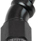 Aeroflow AF517-06-05BLK -6AN To 5/16" Barb 30 Deg Fullflow Push Lock Black