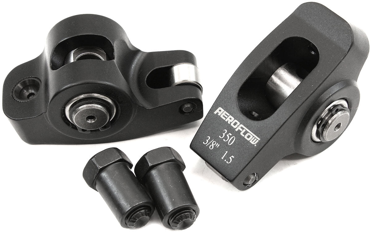 Aeroflow AF95-1100-2 Chev SB Rocker Arms 3/8" Stud 1.5