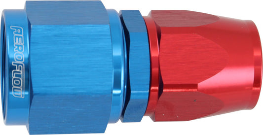 Aeroflow AF201-08-10D Stepped Straight End -8 Hose To -10AN Reducer Hose End Blueteflon AF 201-08-10D