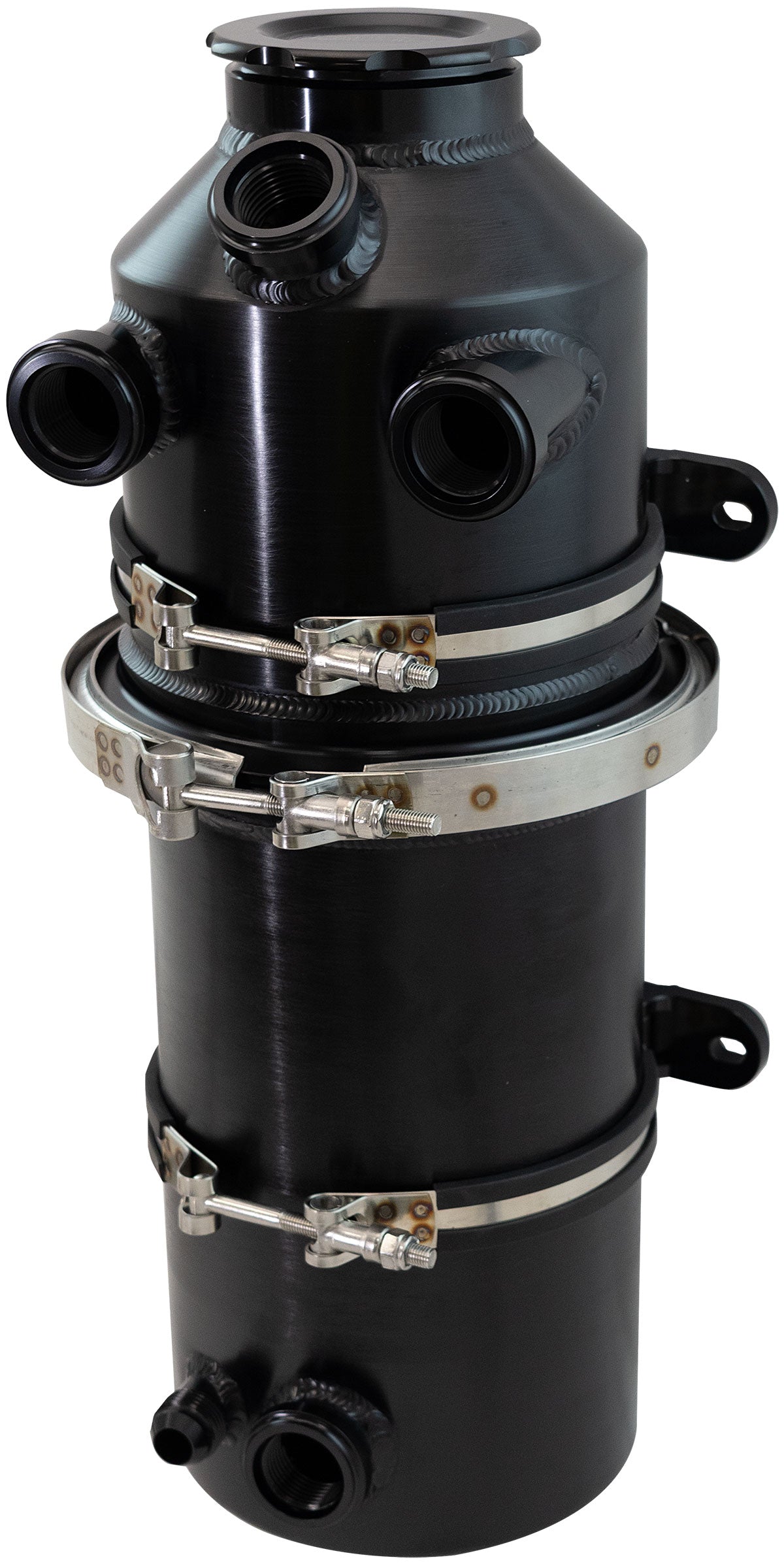 Aeroflow AF77-1050BLK Dry Sump Tank 19.5" X 6" 2 Gal495mm X 152mm 7.5L Black