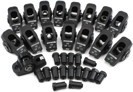 Aeroflow AF95-1100 Chev SB Rocker Arms 3/8" Stud 1.5