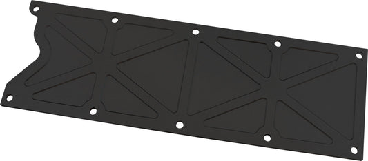 Aeroflow AF77-5025BLK Gm Ls1 Trussed Valley Plate Cover Black Alloy Ls Cast