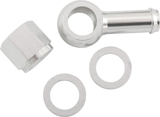 Aeroflow AF49-1220S Aeroflow / Bosch Fuel Pump 10mm 3/8" Banjo & Nut Kit Silv