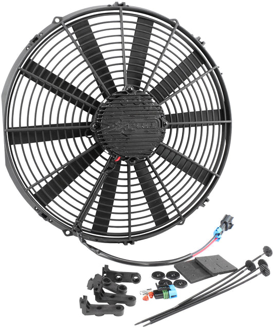 Aeroflow AF49-1116 Brushless 16" Electric Fan 3400 Cfm Straight Blade