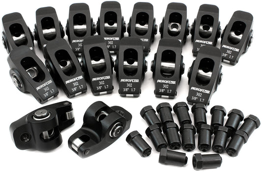 Aeroflow AF95-1121 Ford SB Rocker Arms 3/8" Stud 1.7