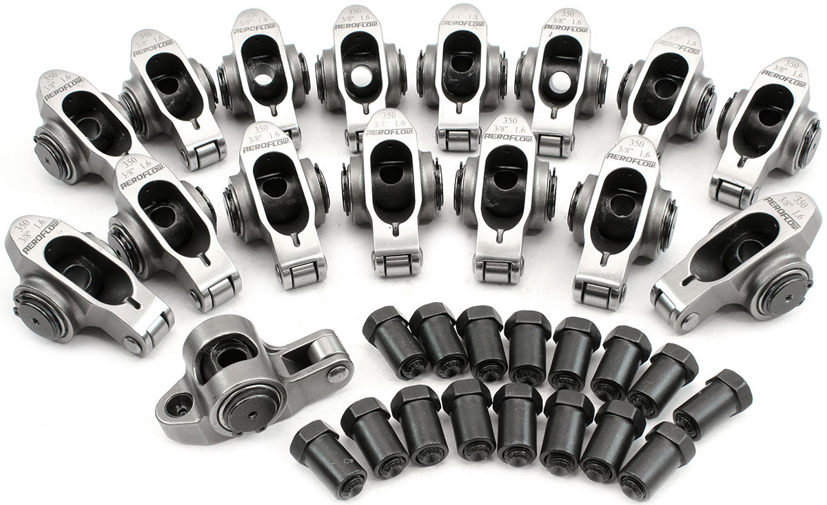 Aeroflow AF95-1202 Chev SB S/S Rocker Arms 3/8" Stud