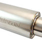 Aeroflow AF5515-350 3.5" Round Muffler Centre 18" Length 6" Dia 5" Tip S/S