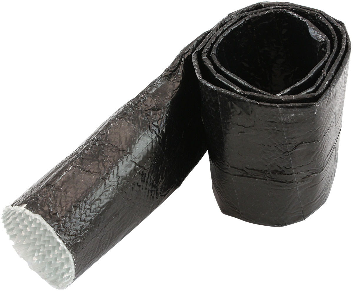 Aeroflow AF91-5003BLK Aluminised Sleeve 1-5/8-2" Black Finish 1 Meter / 3 Ft