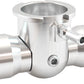 Aeroflow AF64-4039 Remote Radiator Hose Filler 1-1/4-20 Thread 42mm Cap Barb Silver Aeroflow - AF 64-4039