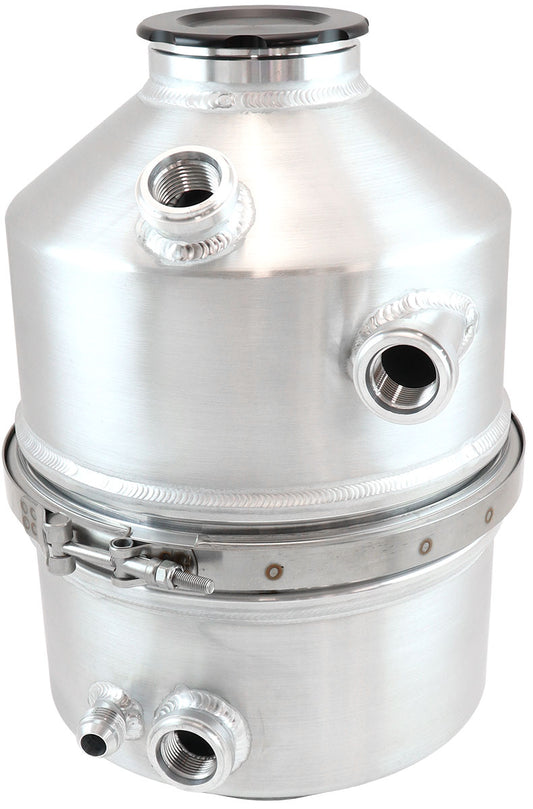 Aeroflow AF77-1053 Dry Sump Tank 16" X 9" 3 Gal 406mm X 228mm 11.3L Raw Alloy