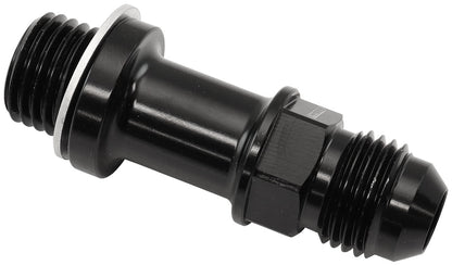 Aeroflow AF732-06LBLK Metric M14 X 1.5mm To -6 Long Extension 51mm Black Male -6AN