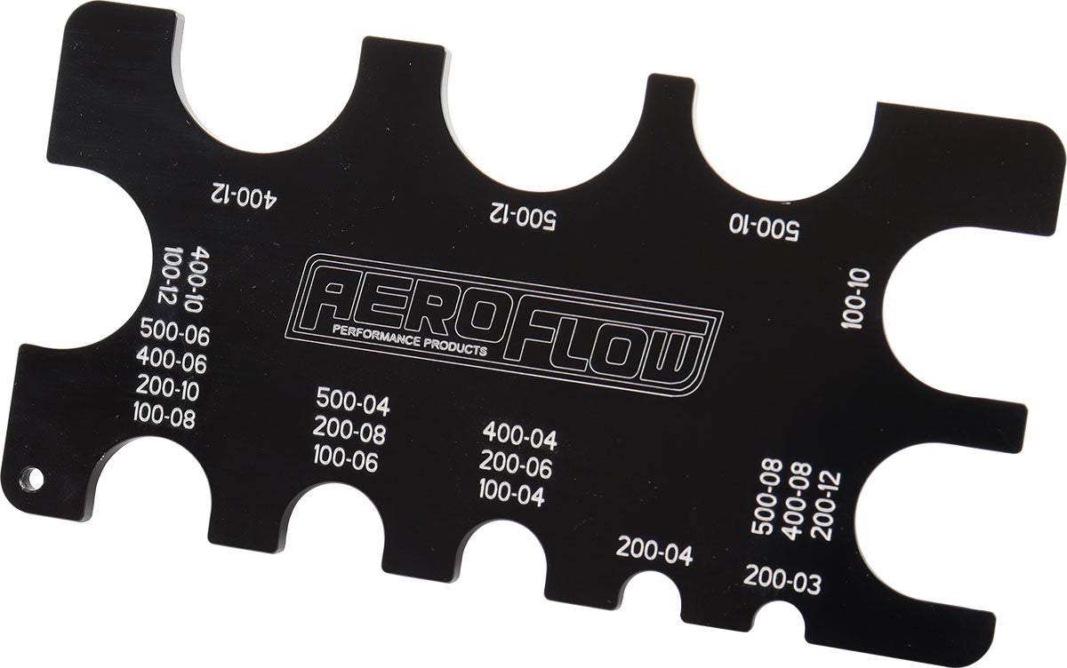 Aeroflow AF98-2142 Aeroflow BraIDed Hose Gauge Tool GuIDe AN -3 To -20