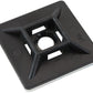 Aeroflow AF98-9998-25 Cable Tie Mounts 28mm X 28mm Nylon 3M Pad Mount Black