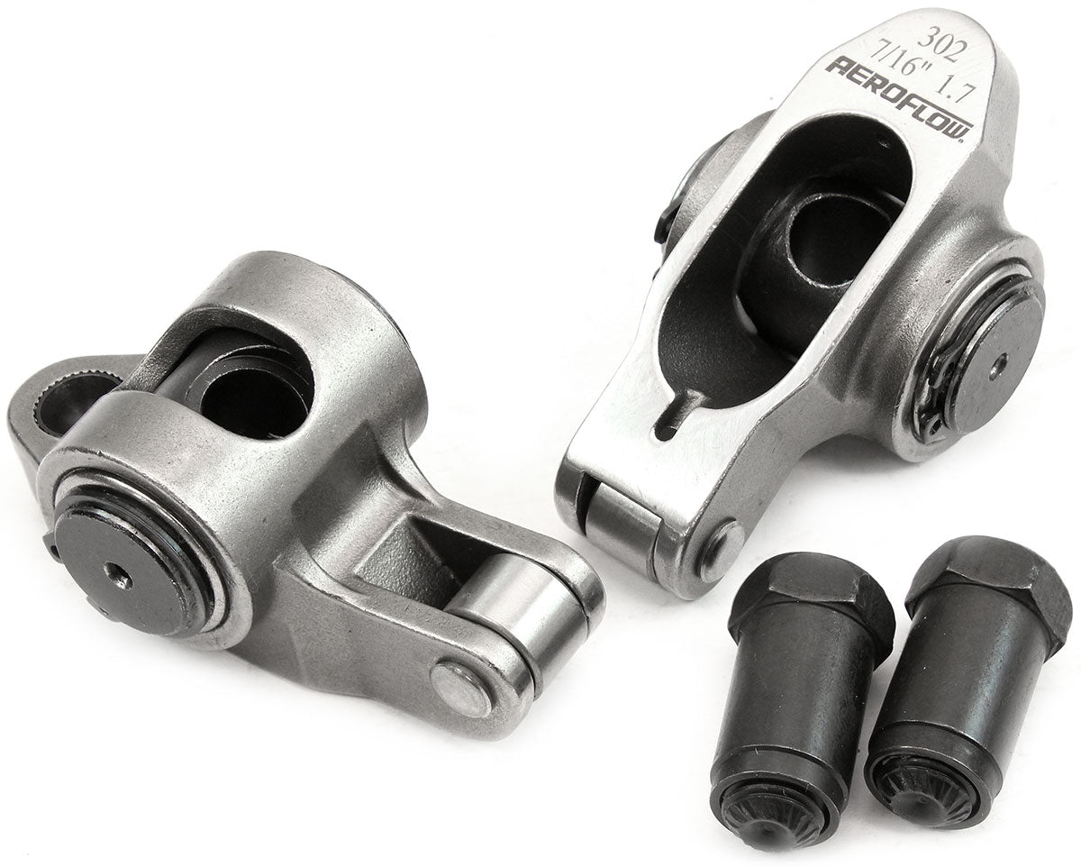 Aeroflow AF95-1223-2 SBF S/S ROCKER ARMS 7/16" STUD