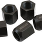 Aeroflow AF3013-2000 5/8"-18 Acorn Short Open Wheel Nuts Black (5 Pack) Nhraapproved - AF 3012-2000