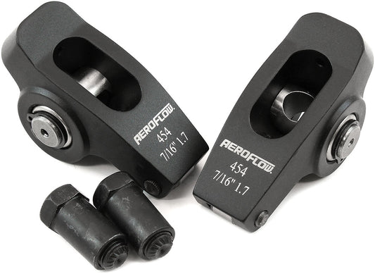 Aeroflow AF95-1115-2 Chev BB Rocker Arms 7/16" Stud 1.7