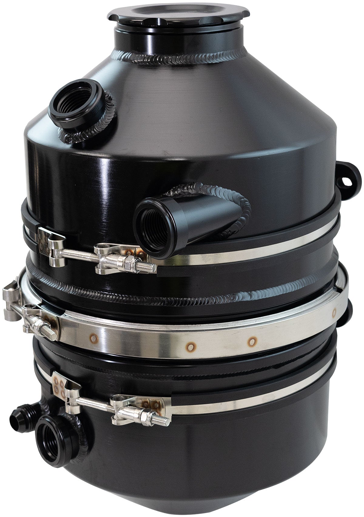 Aeroflow AF77-1053BLK Dry Sump Tank 16" X 9" 3 Gal 406mm X 228mm 11.3L Black