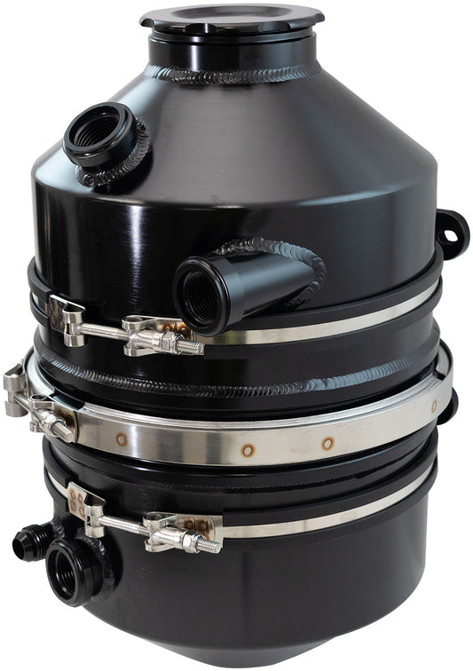 Aeroflow AF77-1053BLK Dry Sump Tank 16" X 9" 3 Gal 406mm X 228mm 11.3L Black