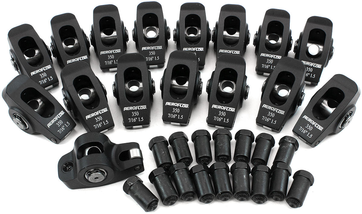 Aeroflow AF95-1105 Chev SB Rocker Arms 7/16" Stud 1.5