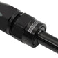 Aeroflow AF214-06-06DBLK Straight -6AN Hose End To 3/8"Barb Teflon 200 Series Black