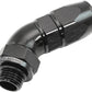 Aeroflow AF582-08-06DBLK Male End -6ORB to -8AN Teflon