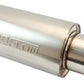 Aeroflow AF5515-300 3" Round Muffler Centre Centre18" Length 6" Dia 5" Tip S/S