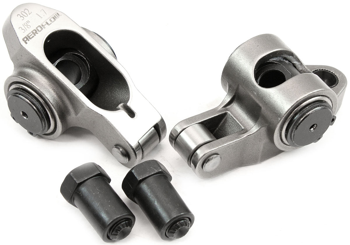 Aeroflow AF95-1221-2 Ford SB S/S Rocker Arms 3/8" Stud