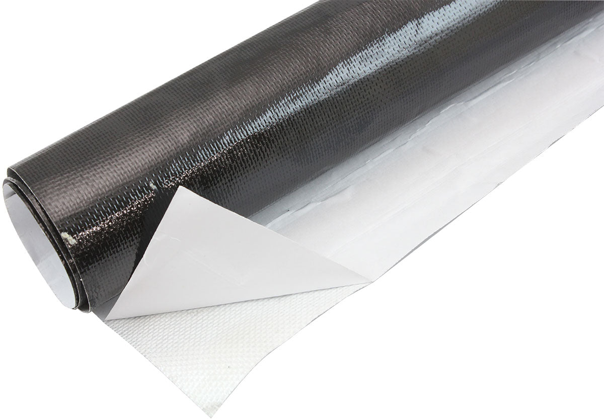 Aeroflow AF91-4003BLK 24"X36" Sheet Aluminised Heat Barrier Adhesive Backed Black